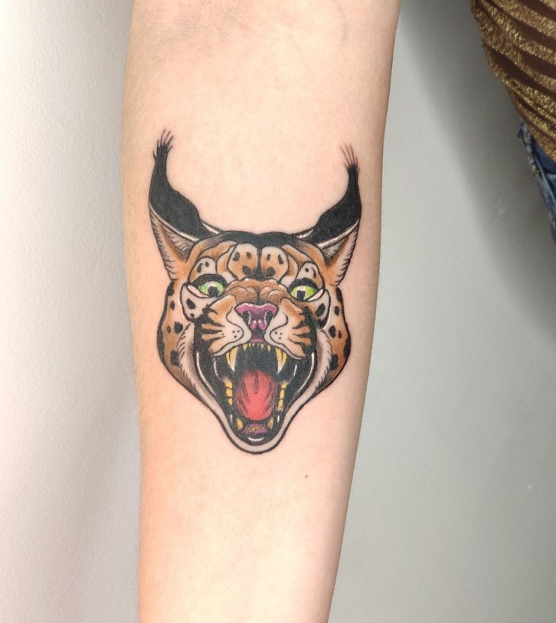 Lynx, photo - Tattoo Master Barb Tattoo