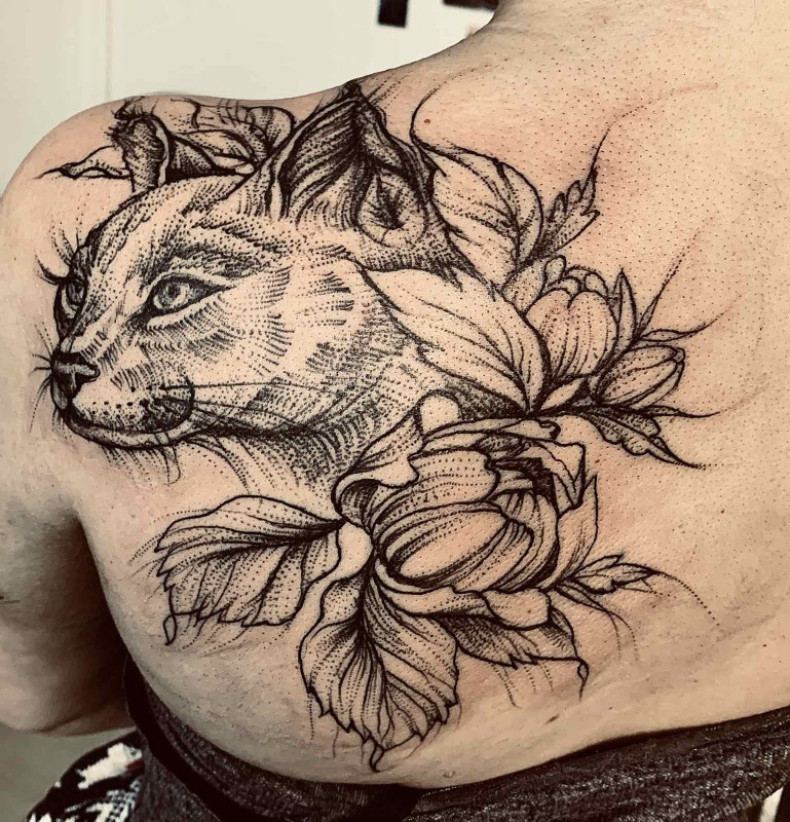 Lynx, photo - Tattoo Master Barb Tattoo