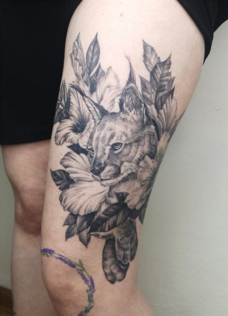 Luchs, photo - Tattoo-Meister Barb Tattoo