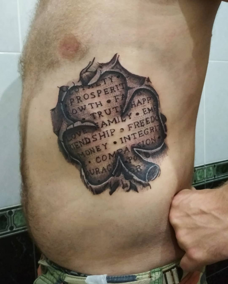 Koniczyna, photo - Tatuażysta Barb Tattoo