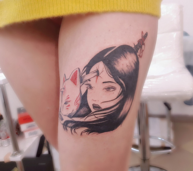 Kitsune, photo - Tattoo Master Barb Tattoo