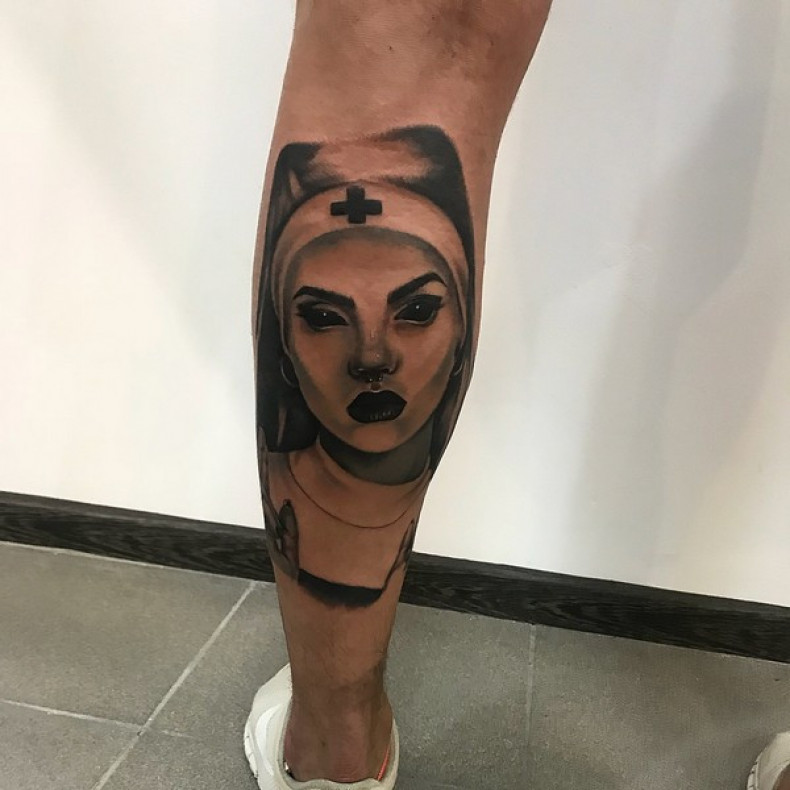 Nun, photo - Tattoo Master Barb Tattoo