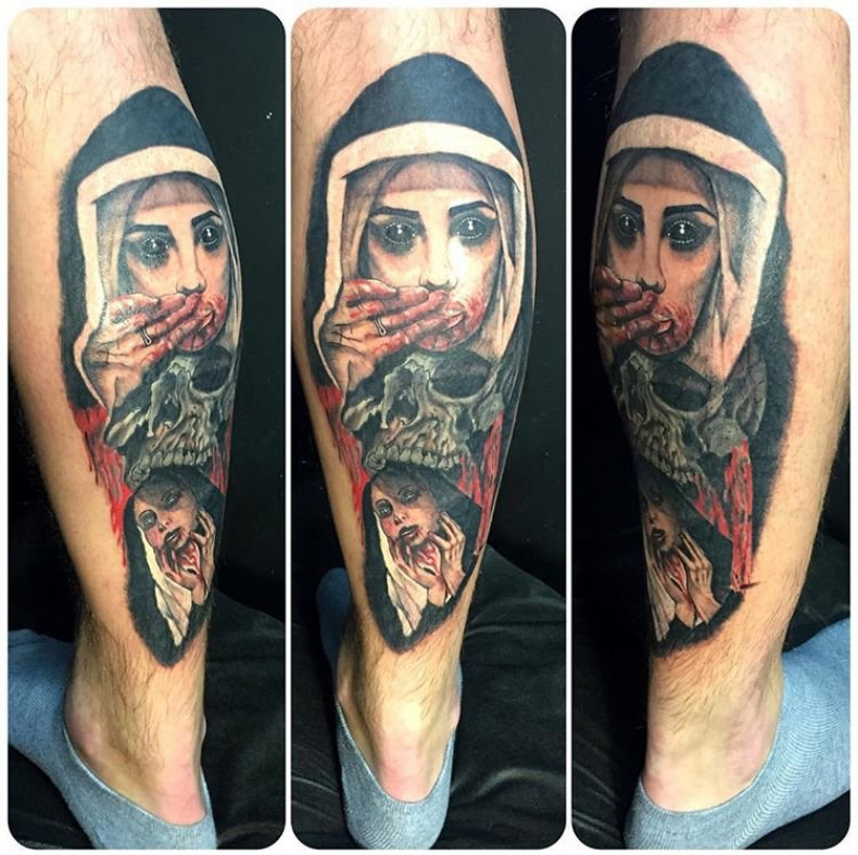 Nun, photo - Tattoo Master Barb Tattoo