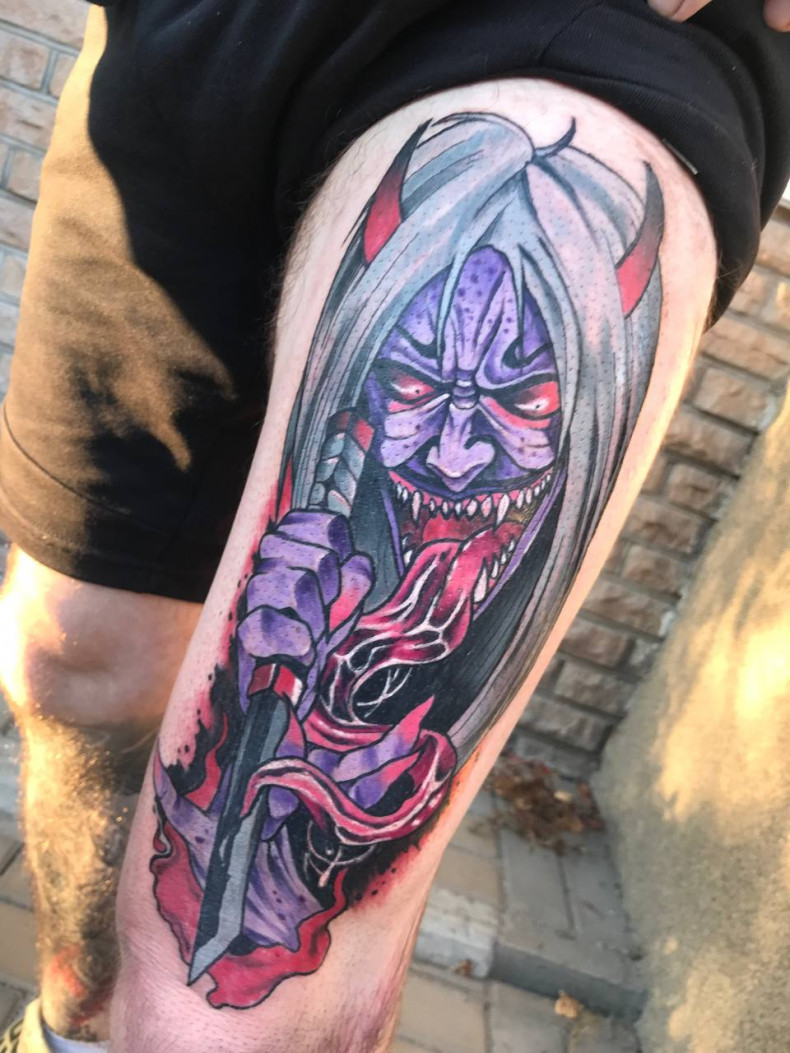 Animacja demon Naruto, photo - Tatuażysta Barb Tattoo