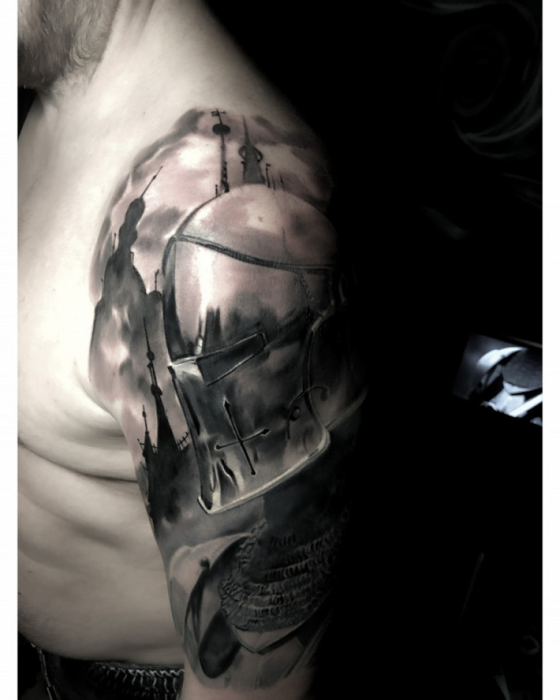 Kask, photo - Tatuażysta Barb Tattoo