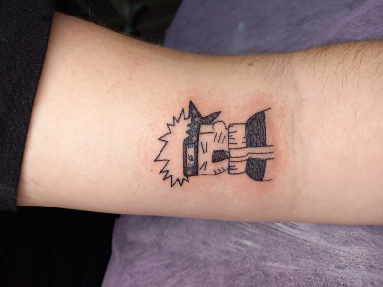 Minitatuaż NARUTO, photo - Tatuażysta Barb Tattoo