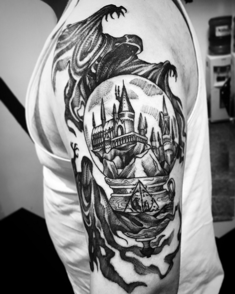 Замок, photo - Тату мастер Barb Tattoo