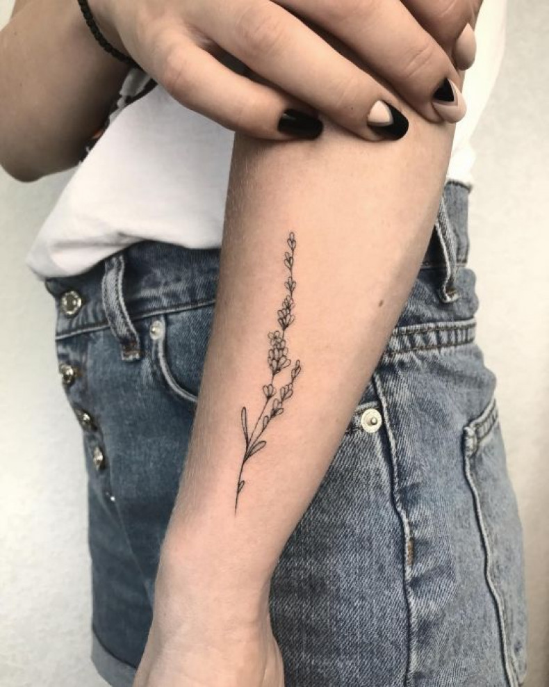 Лаванда, photo - Тату мастер Barb Tattoo