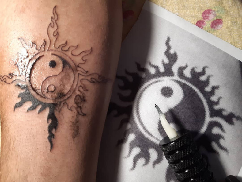 Yin yang, photo - Tattoo Master Barb Tattoo