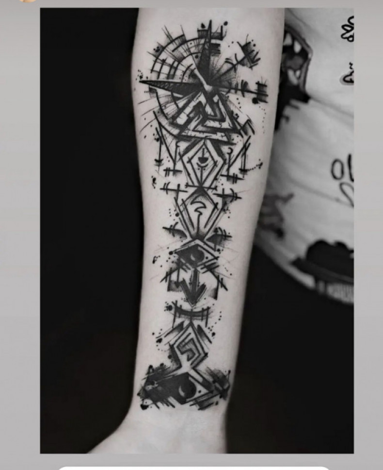 Valknut, photo - Tatuażysta Barb Tattoo