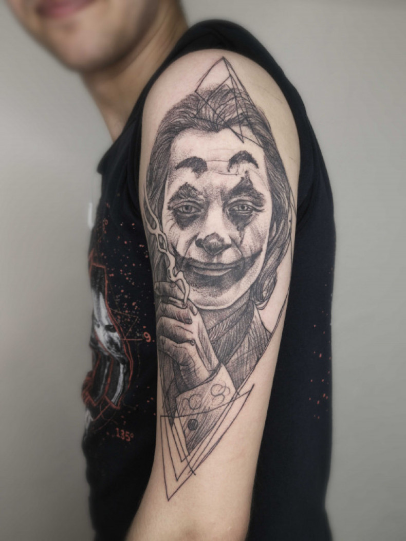 Джокер, photo - Тату мастер Barb Tattoo