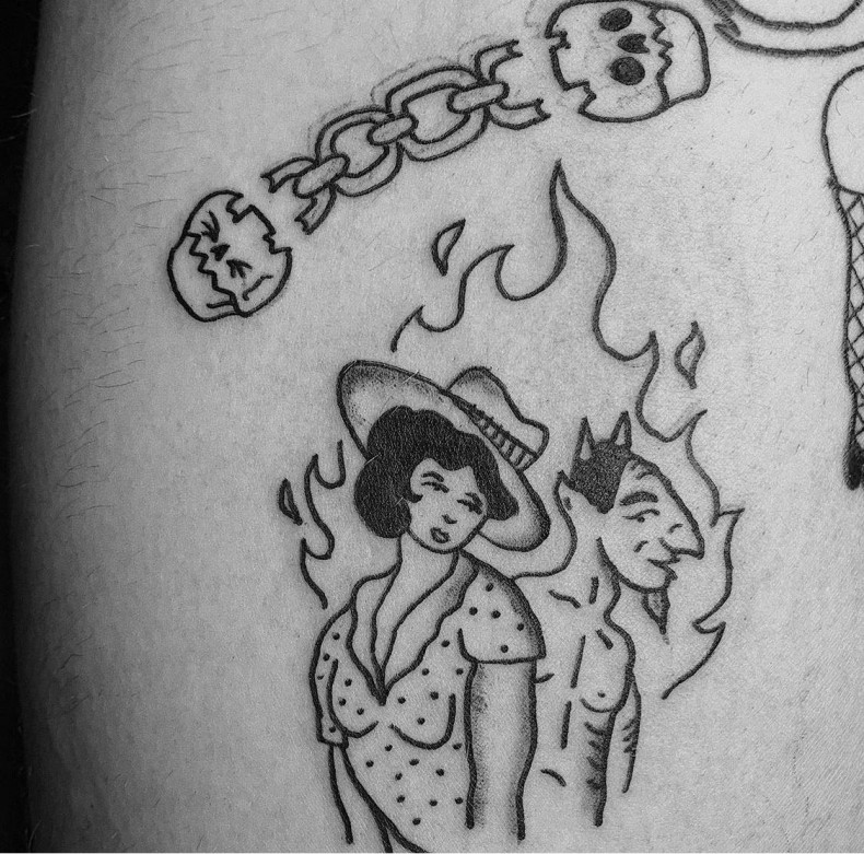 Feuer (Flamme), photo - Tattoo-Meister Barb Tattoo