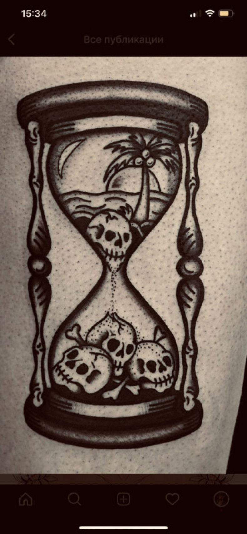 Hourglass, photo - Tattoo Master Barb Tattoo