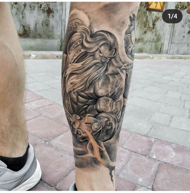 Zeus, photo - Tattoo Master Barb Tattoo