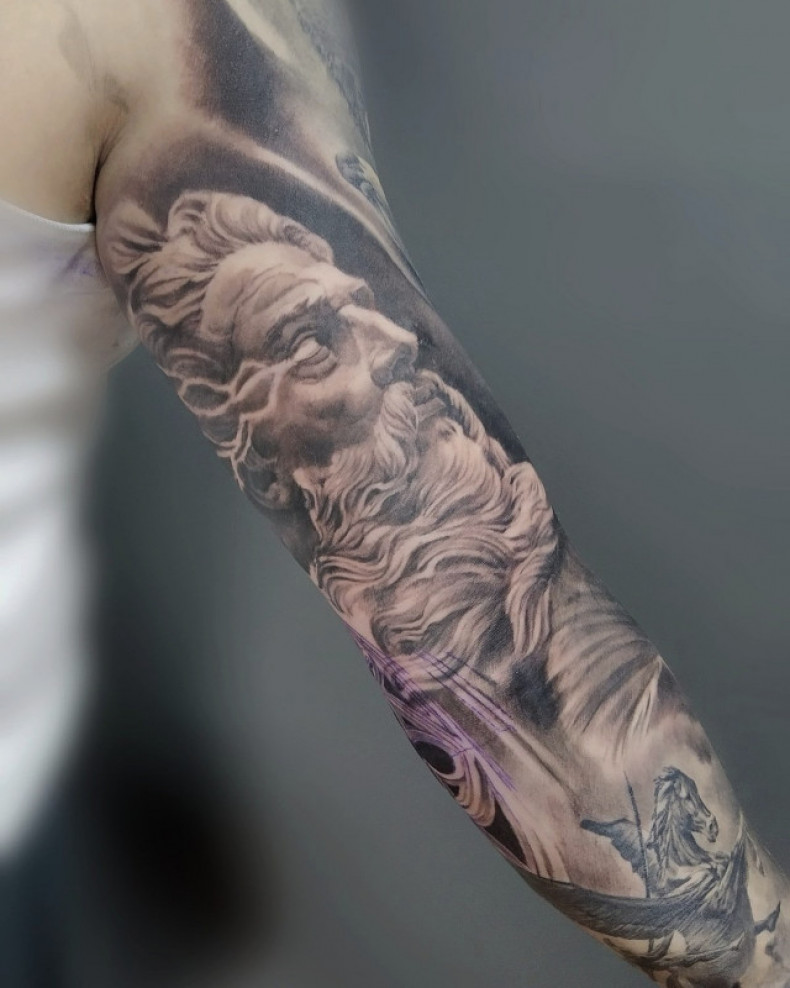 Зевс, photo - Тату мастер Barb Tattoo