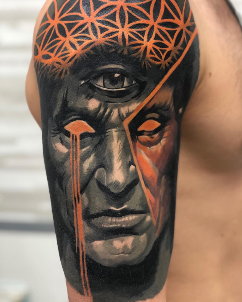 Kwiat życia, photo - Tatuażysta Barb Tattoo