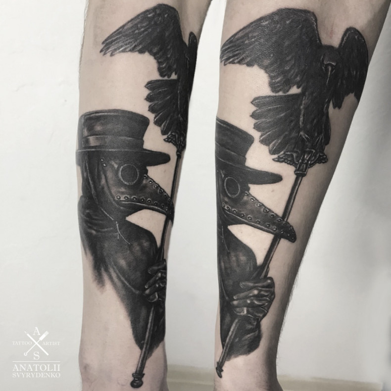 Чумной доктор, photo - Тату мастер Barb Tattoo