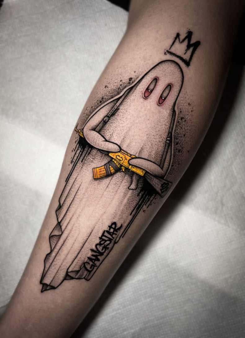 Ghost, photo - Tattoo Master Barb Tattoo