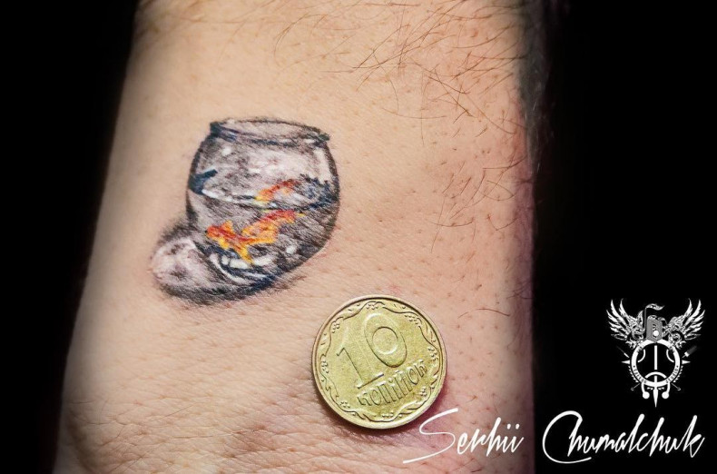 Złota rybka, photo - Tatuażysta Barb Tattoo