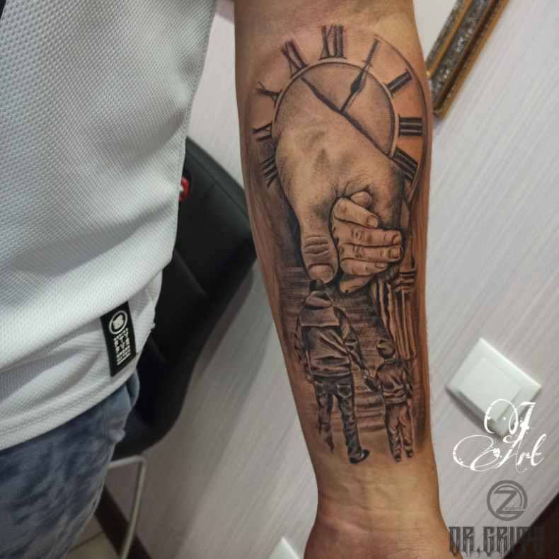 Ojciec syn, photo - Tatuażysta Barb Tattoo