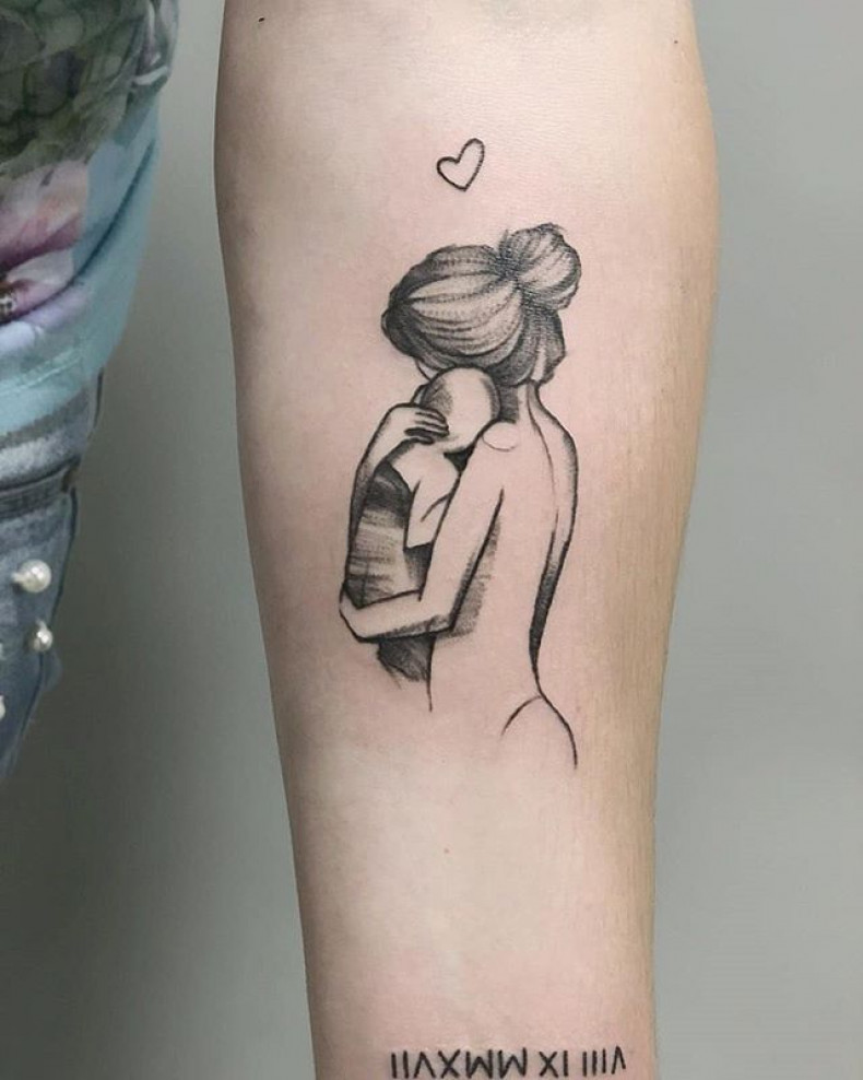 Мать и дитя, photo - Тату мастер Barb Tattoo