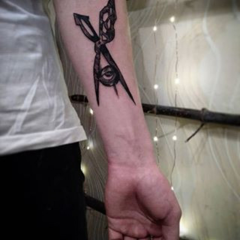 Nożyczki, photo - Tatuażysta Barb Tattoo