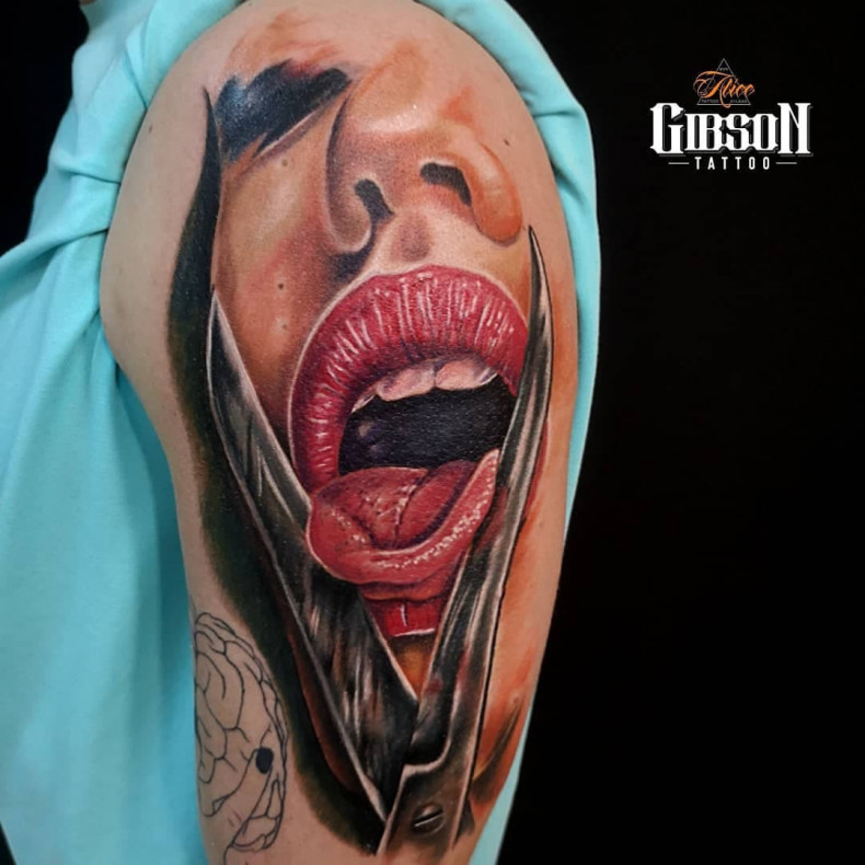 Ножницы, photo - Тату мастер Barb Tattoo