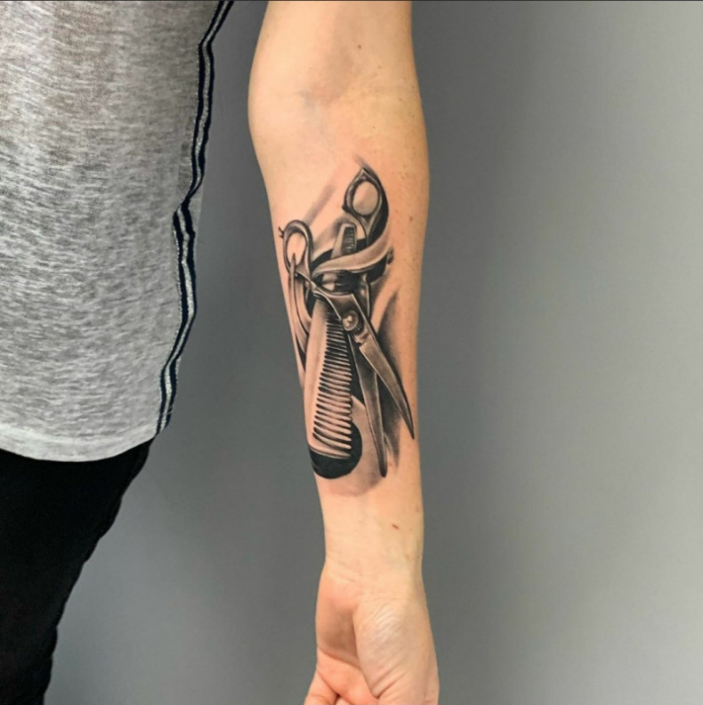 Scissors, photo - Tattoo Master Barb Tattoo