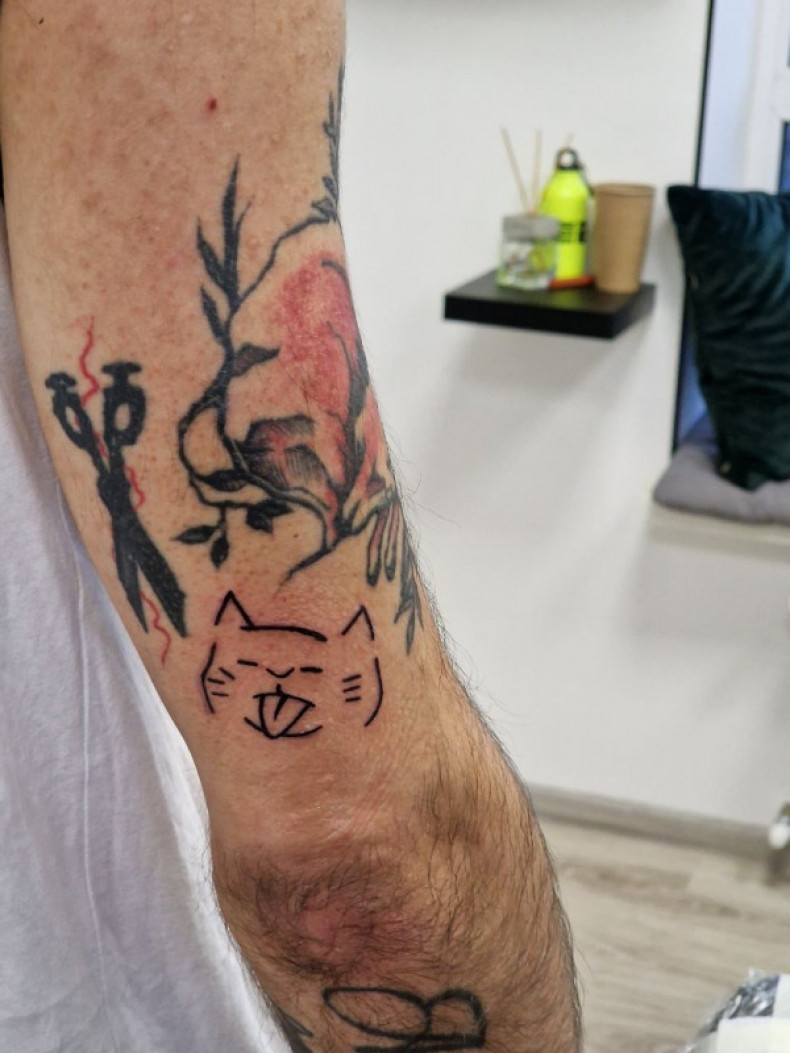 Nożyczki, photo - Tatuażysta Barb Tattoo