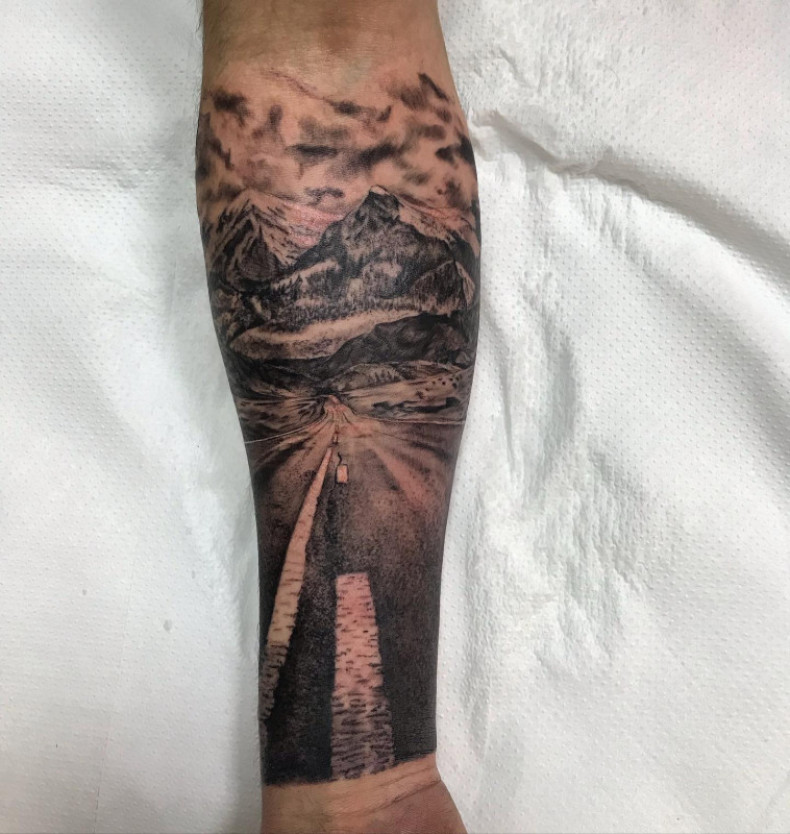 Road, photo - Tattoo Master Barb Tattoo