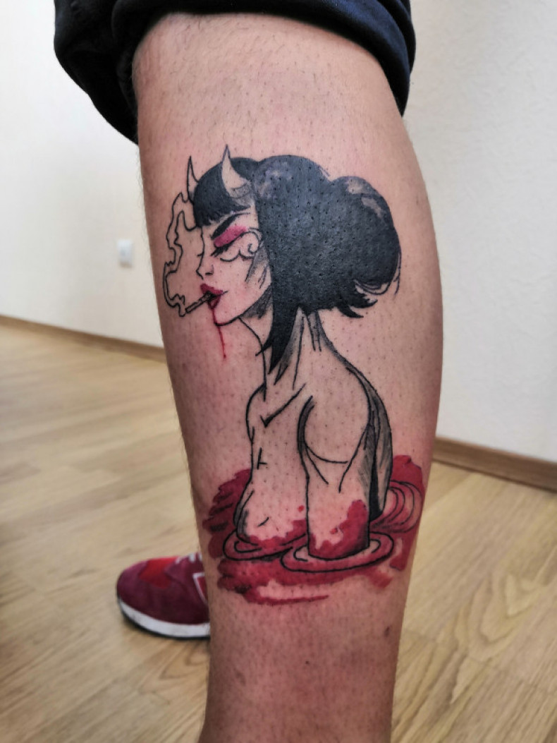  #цветет, photo - Тату мастер Barb Tattoo