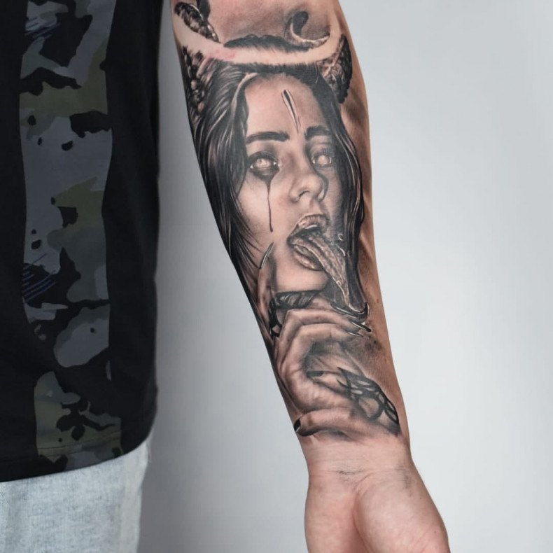 Czarownica, photo - Tatuażysta Barb Tattoo