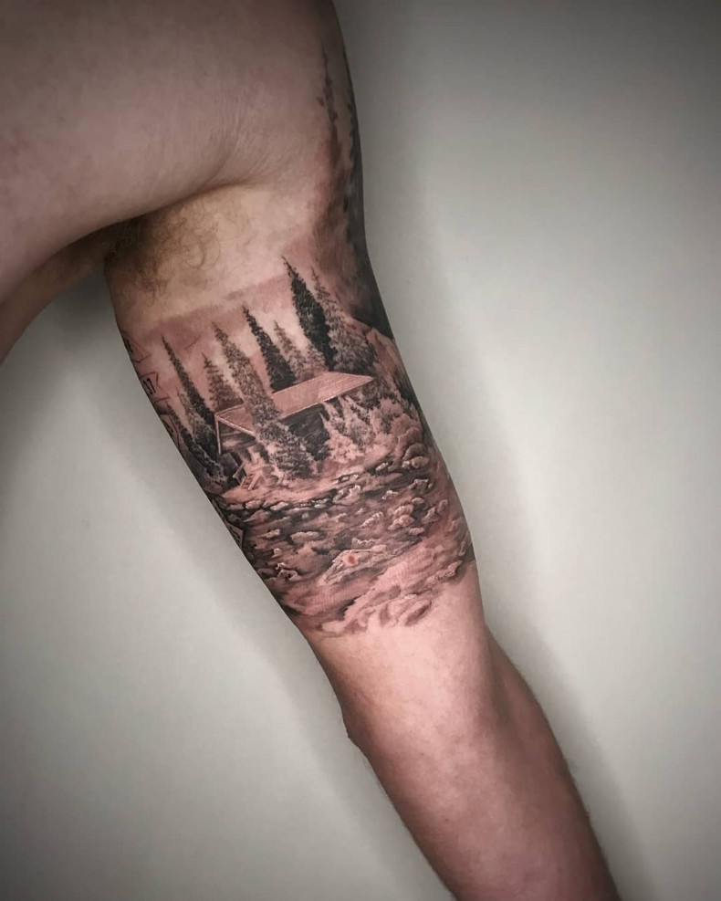 Дом, photo - Тату мастер Barb Tattoo