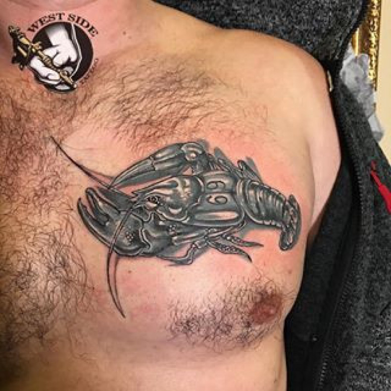 Lobster, photo - Tattoo Master Barb Tattoo