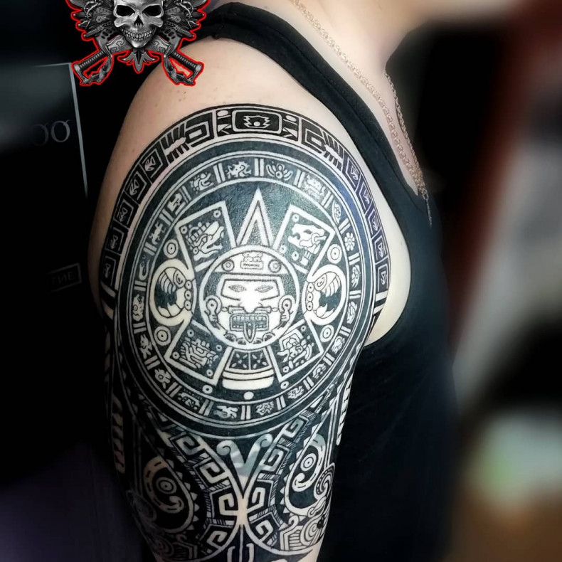 Mayan, photo - Tattoo Master Barb Tattoo