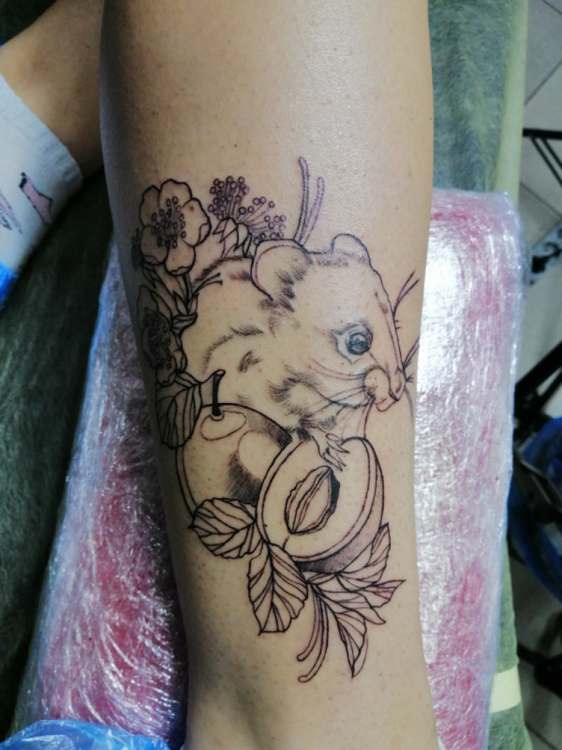 Mouse, photo - Tattoo Master Barb Tattoo