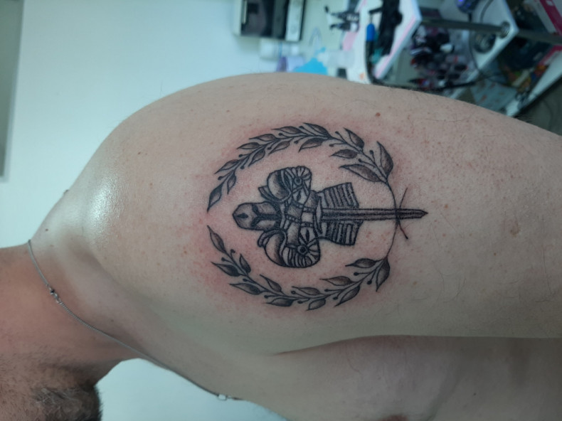 Rycerz, photo - Tatuażysta Barb Tattoo