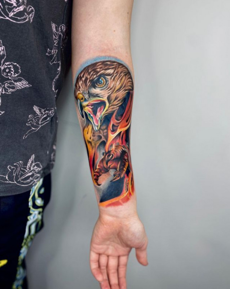 Sokół, photo - Tatuażysta Barb Tattoo