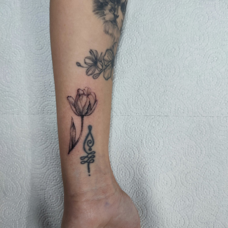 Tulipan, photo - Tatuażysta Barb Tattoo