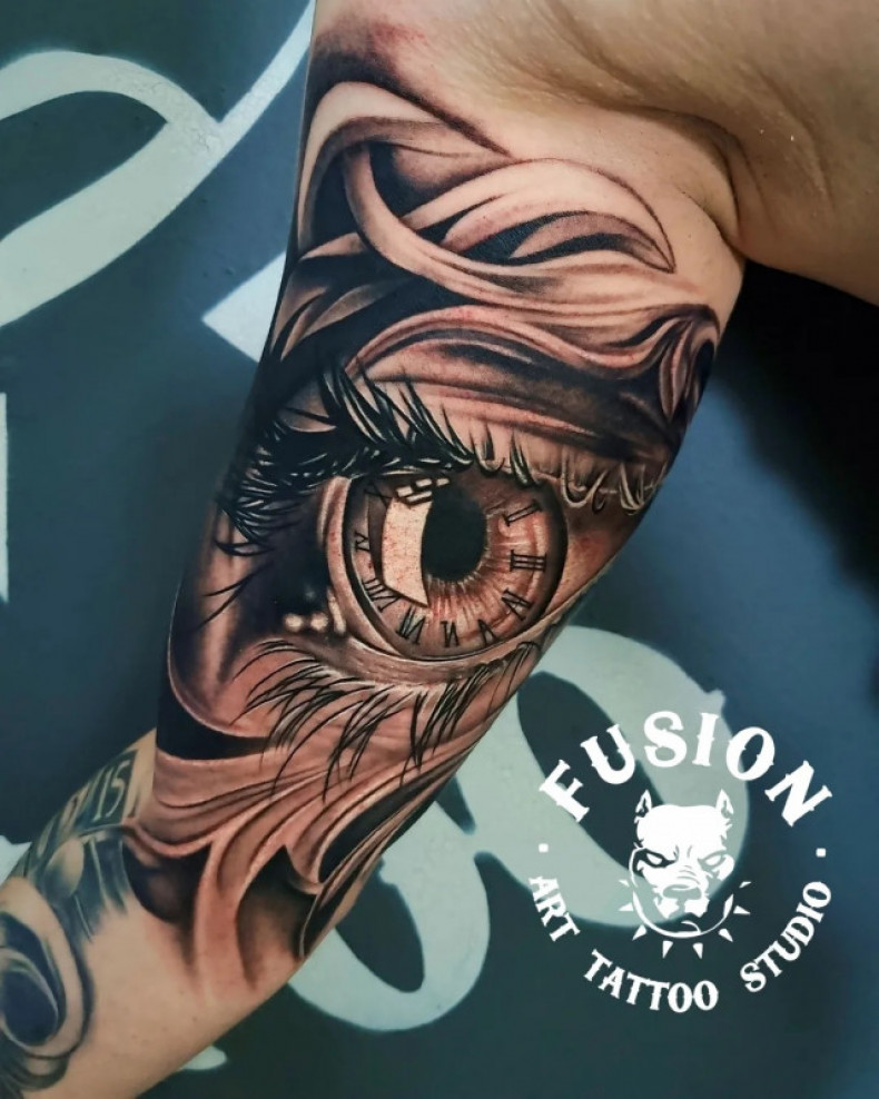  #tattooKiew #tattoo #Auge #Realismus, photo - Tattoo-Meister Barb Tattoo