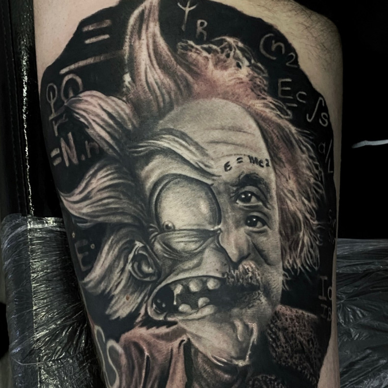 Abstrakte horror, photo - Tattoo-Studio Mugshot Tattoo