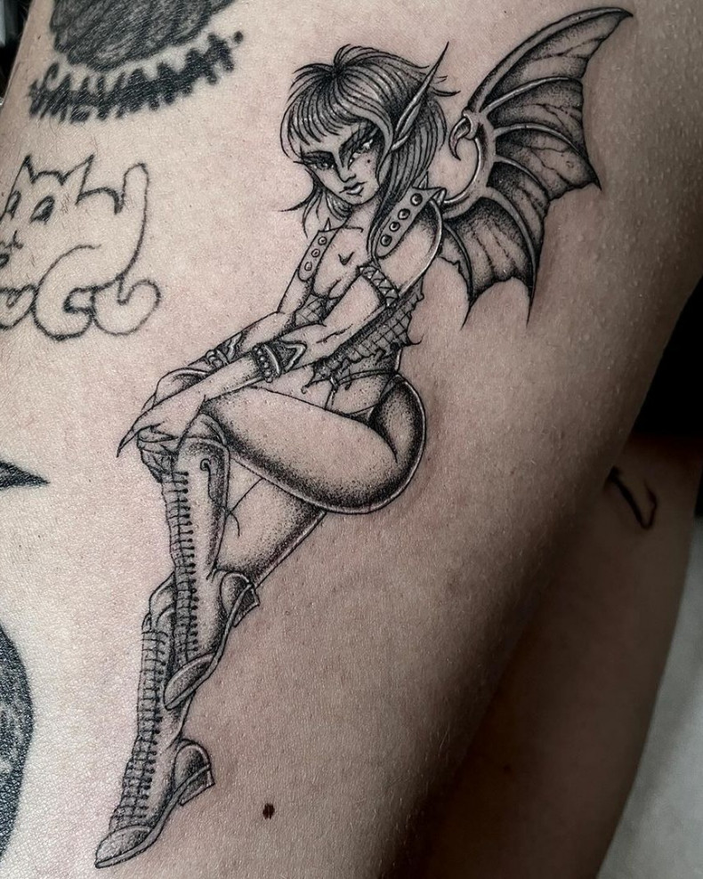 Fairy elf, photo - Tattoo Studio AKA