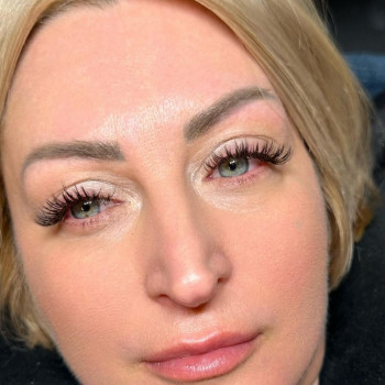 Наращивание ресниц "Мокрый эффект"