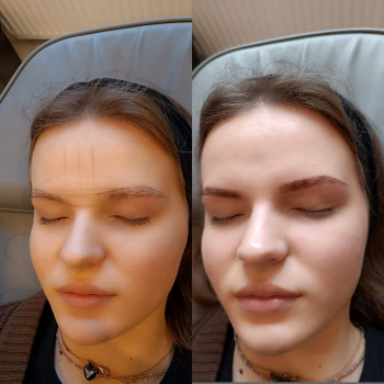 Окрашивание хной+ коррекция