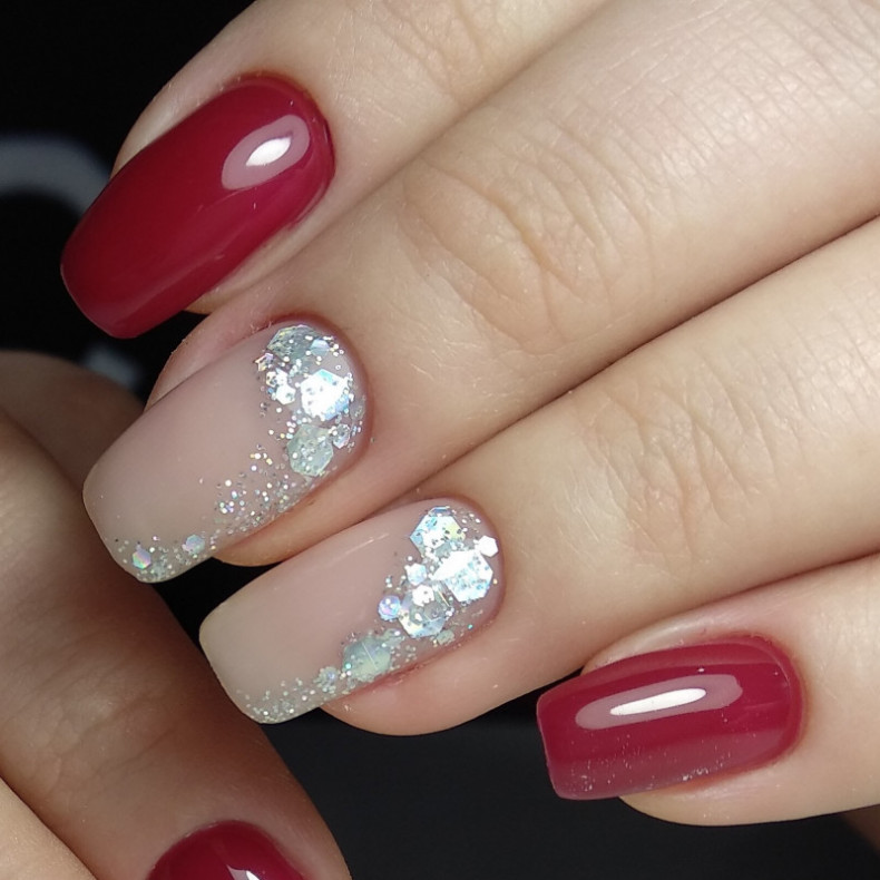 Маникюр комбинированный + выравнивание + покрытие и дизайн, photo - Manicurist Barb Manicure