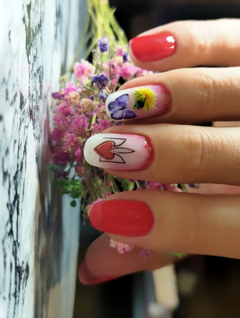  #патріотичнийманікюр #червонийманікюр, photo - Manicurzysta Barb Manicure