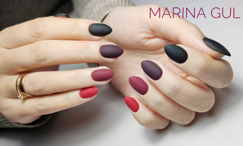 Red fall black, photo - Manicurist Barb Manicure