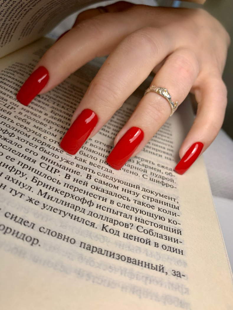 Однотонне покриття, photo - Manicurist Barb Manicure