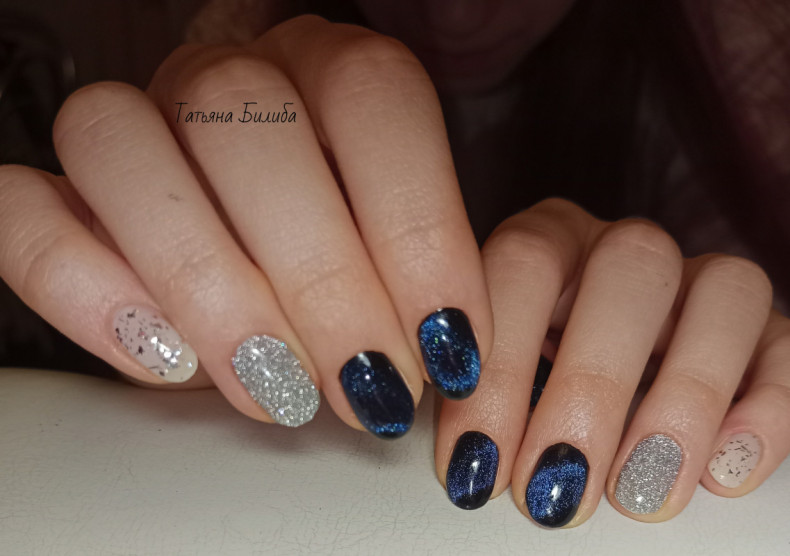 Кошаче око та світло-відбиваючий гель, photo - Manicurist Barb Manicure