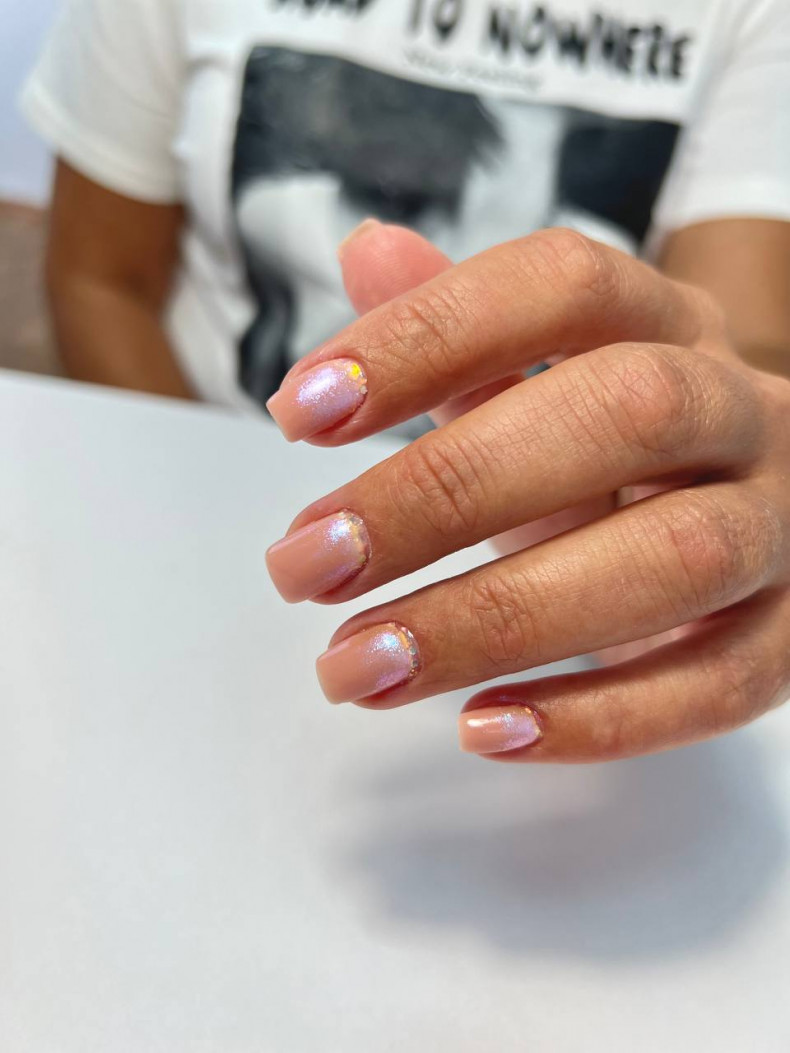 Комбінований манікюр,укріплення нігтів,покриття та дизайн, photo - Manicurist Barb Manicure